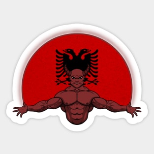 Devil Albania Sticker